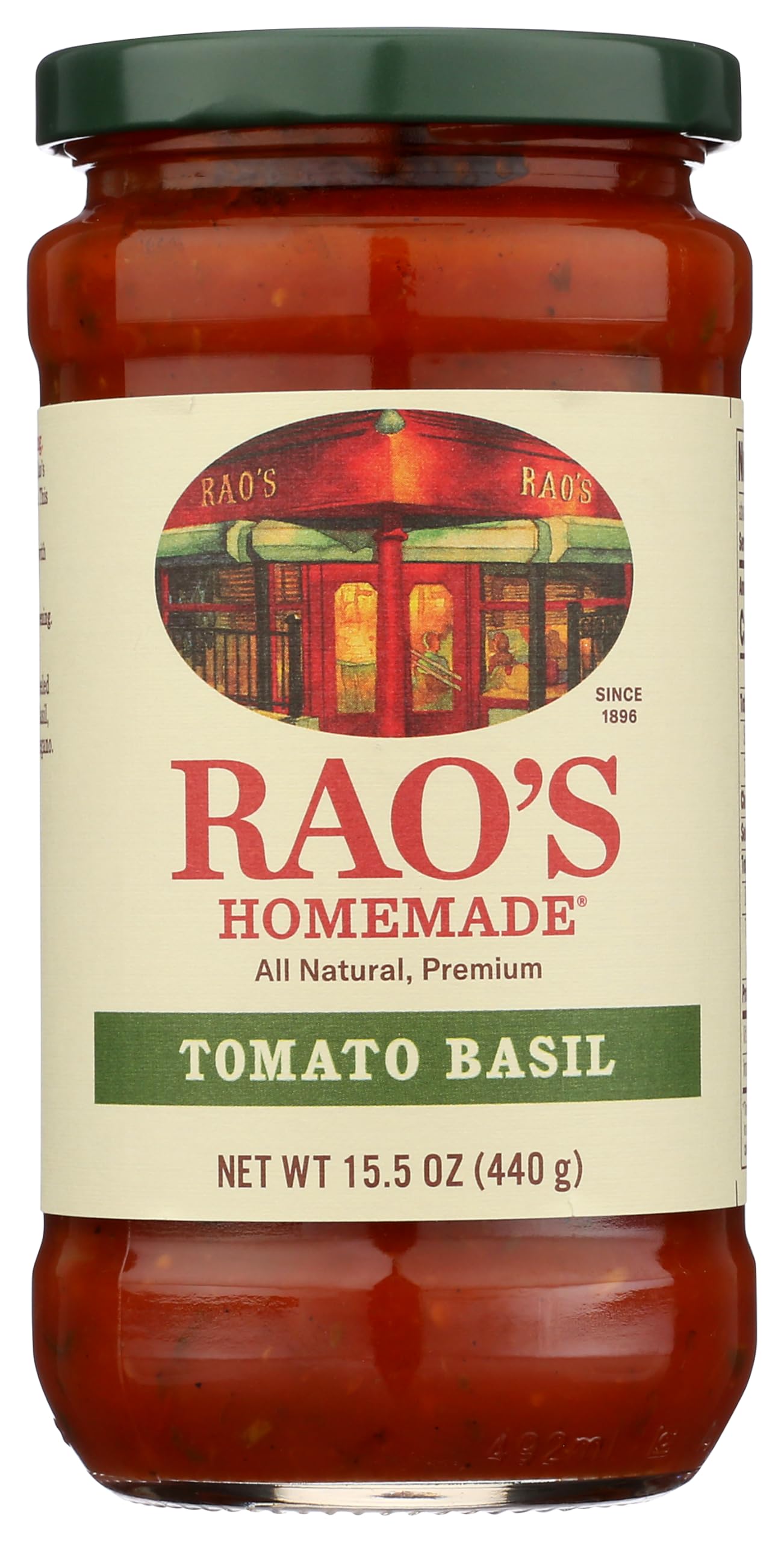Raos, Tomato Basil Sauce, 15.5 Oz