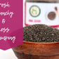 Sown-and-Grown Chia Seeds- 12oz Omega-3  Non-GMO  Keto Friendly  Source of Fiber and Chia Seeds for Weight Management