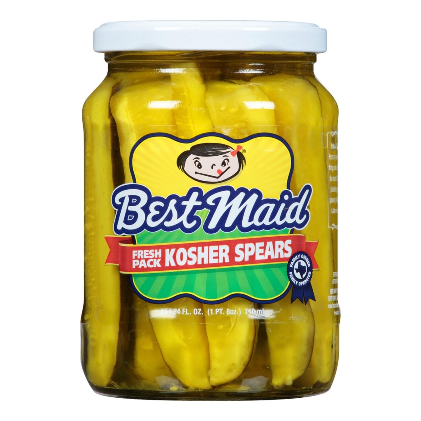Best Maid Products Glass Jars - Dill, Kosher, Garlic Bites, Habanero Chips & Hot Pickles - 4 Pack