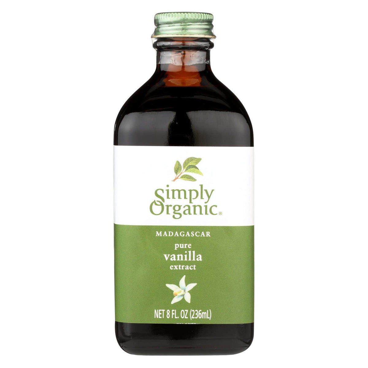Simply Organic Vanilla Extract, Certified Organic | 8 oz | Pack of 6