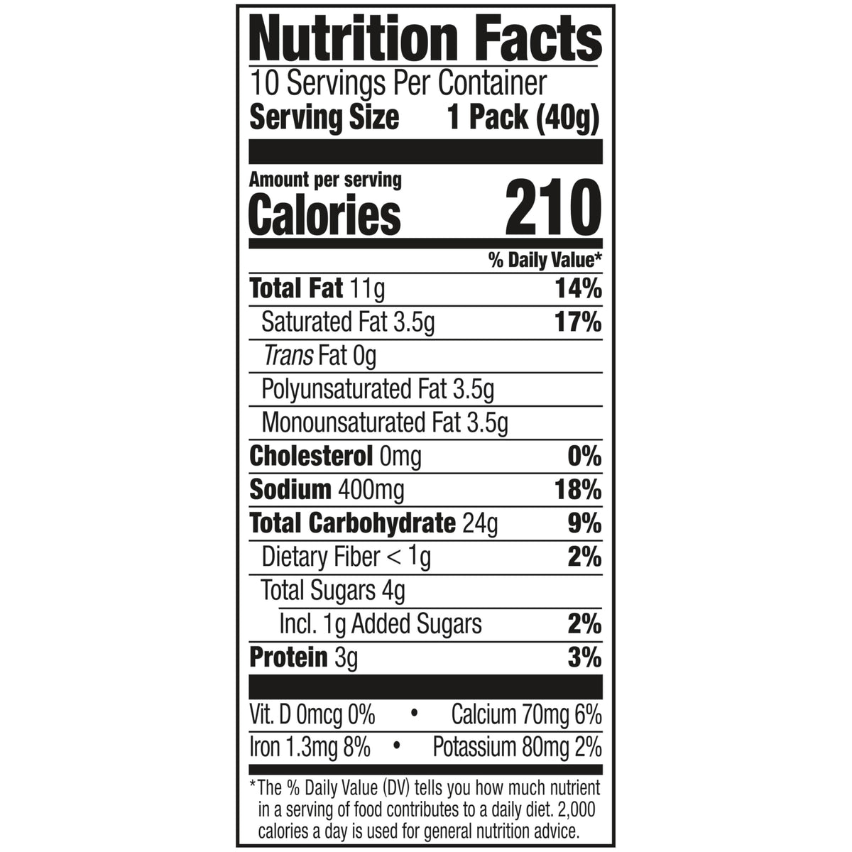 Lance Sandwich Crackers, Toastchee Cheddar, 10 Individually Wrapped Packs, 6 Sandwiches Each