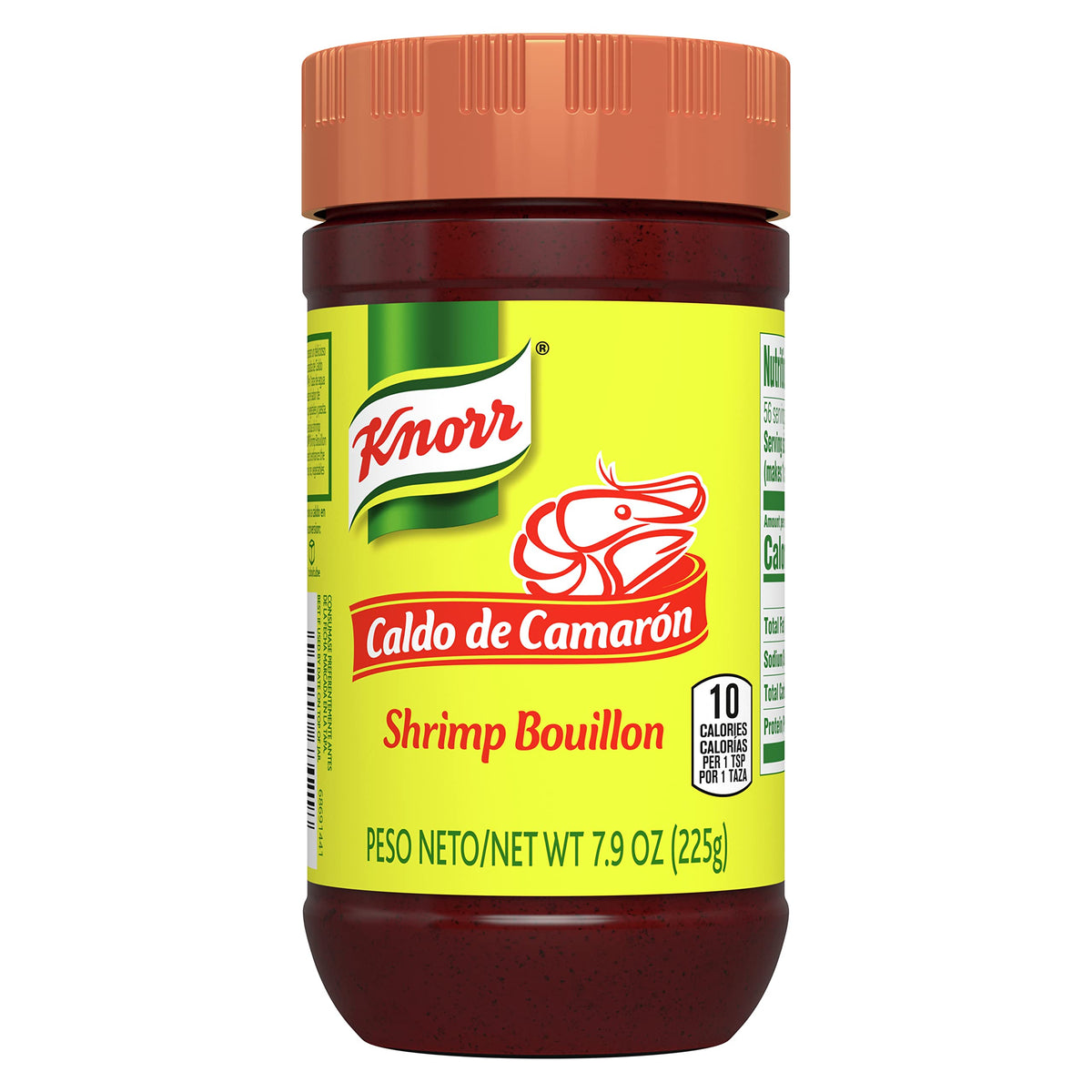 Knorr Granulated Bouillon Shrimp - 7.9 oz - Light Brown - Pack of 1