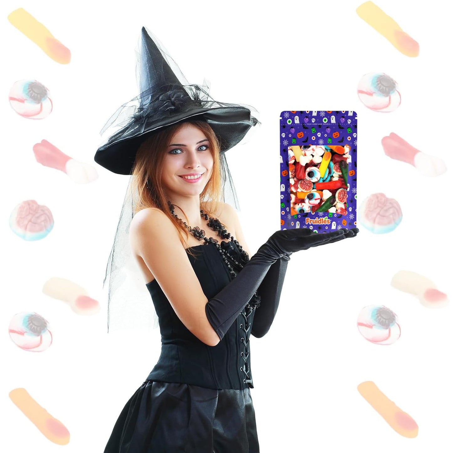 Fruidles Halloween Missing Body Parts Gummies, Fun And Festive Holiday Snacking (2 Pound Bag)