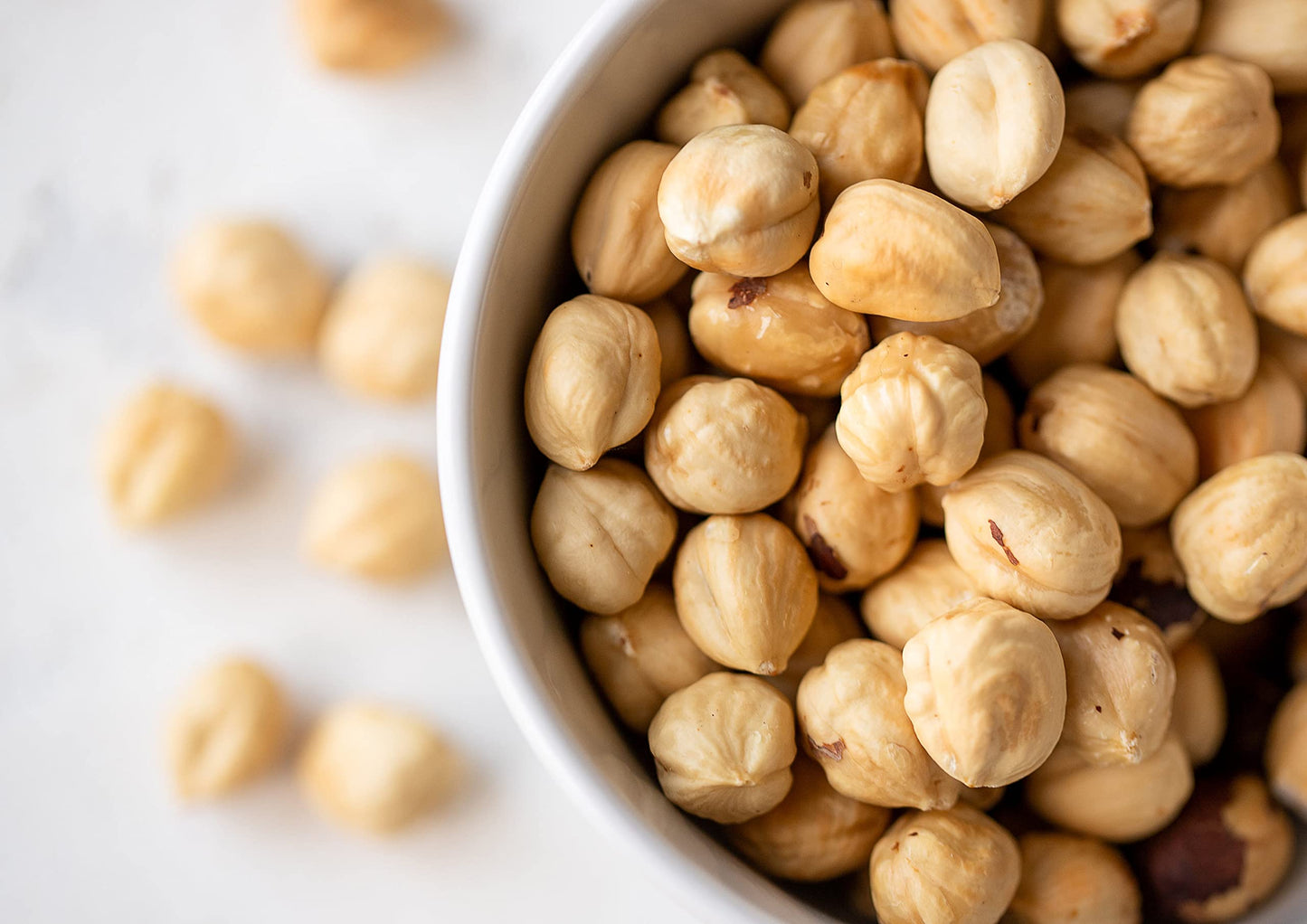 Food to Live Organic Dry Roasted Blanched Hazelnuts with Himalayan Salt, 4 Pounds - Non-GMO, Oven Roasted Lightly Salted Whole F