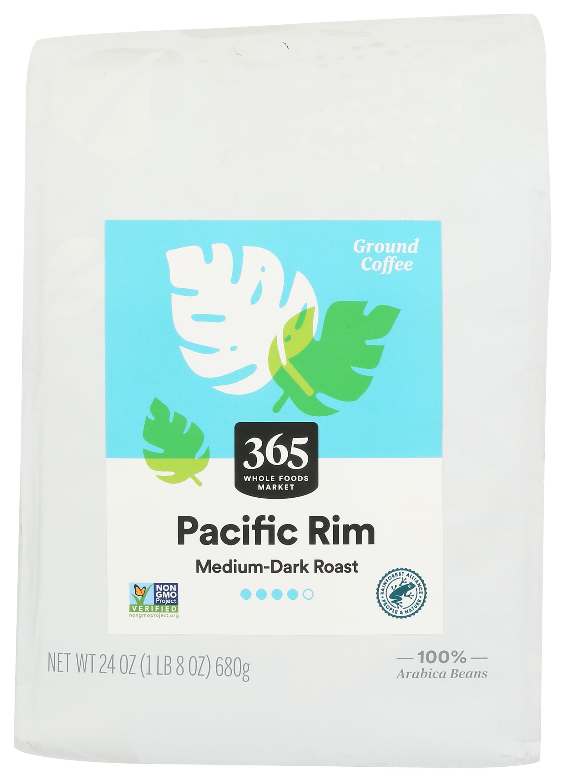 365 By Whole Foods Market, Coffee Vienna Roast Pacific Rim Ground Organic, 24 Ounce