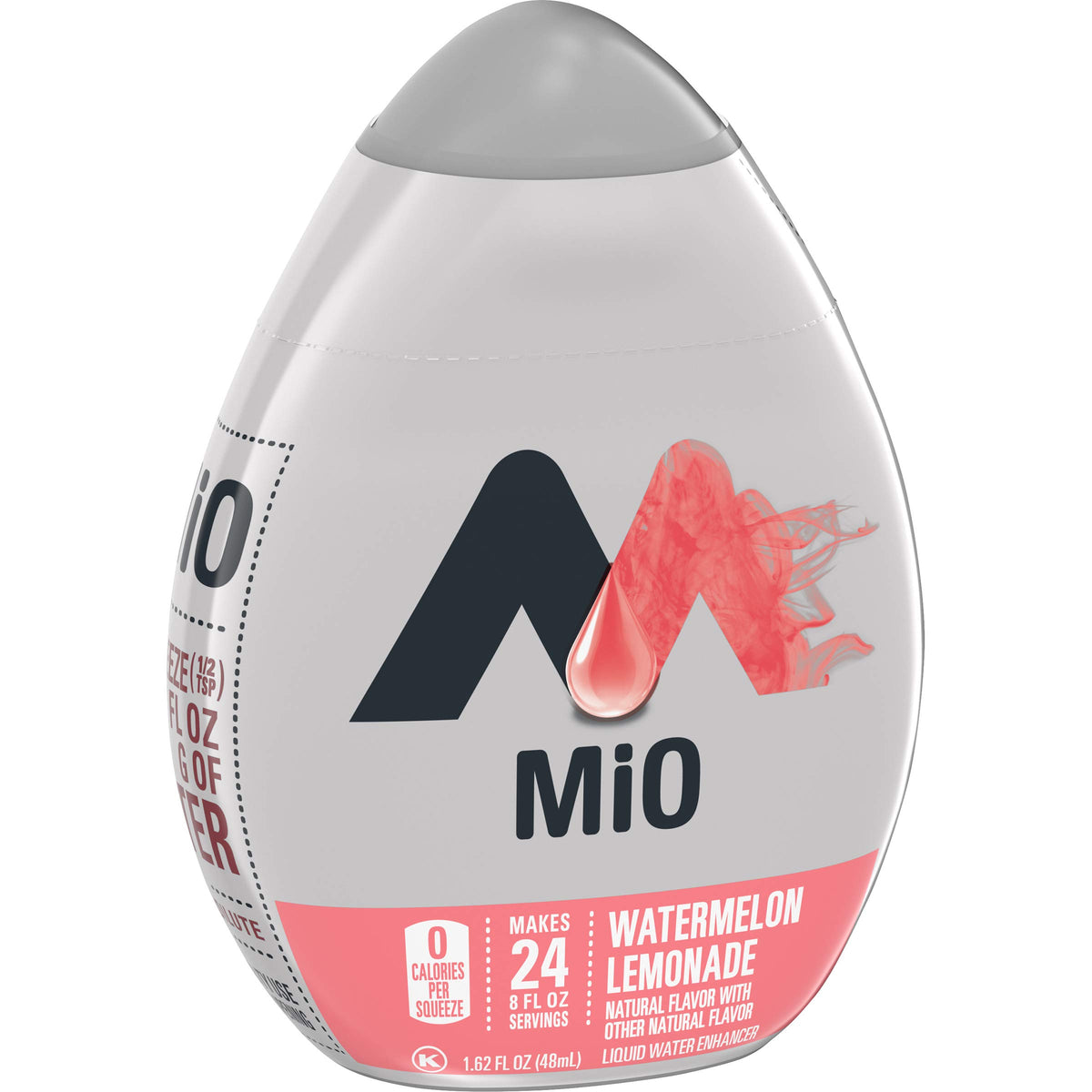 MiO Watermelon Lemonade Liquid Water Enhancer, 12 Pack, 1.62 fl oz Bottles - Naturally Flavored Drink Mix for Water