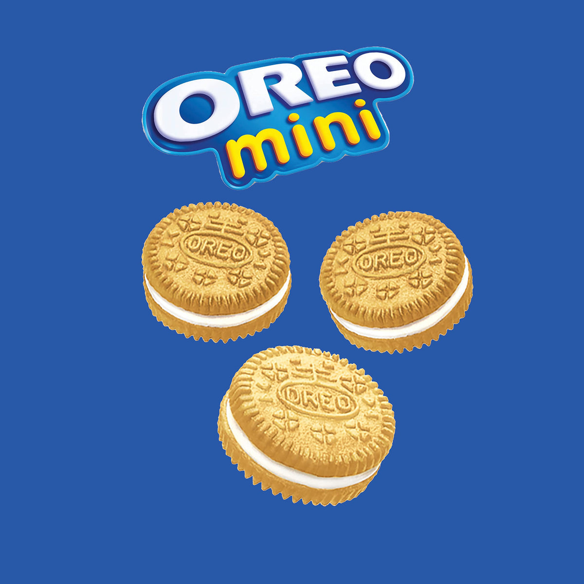 OREO Minis Golden Sandwich Cookies, 12 - 3 oz Bags