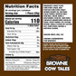 Goetzes Candy Caramel Brownie Cow Tales - 2.25 Pound Canister (36 Ounces) - Fresh from the Factory