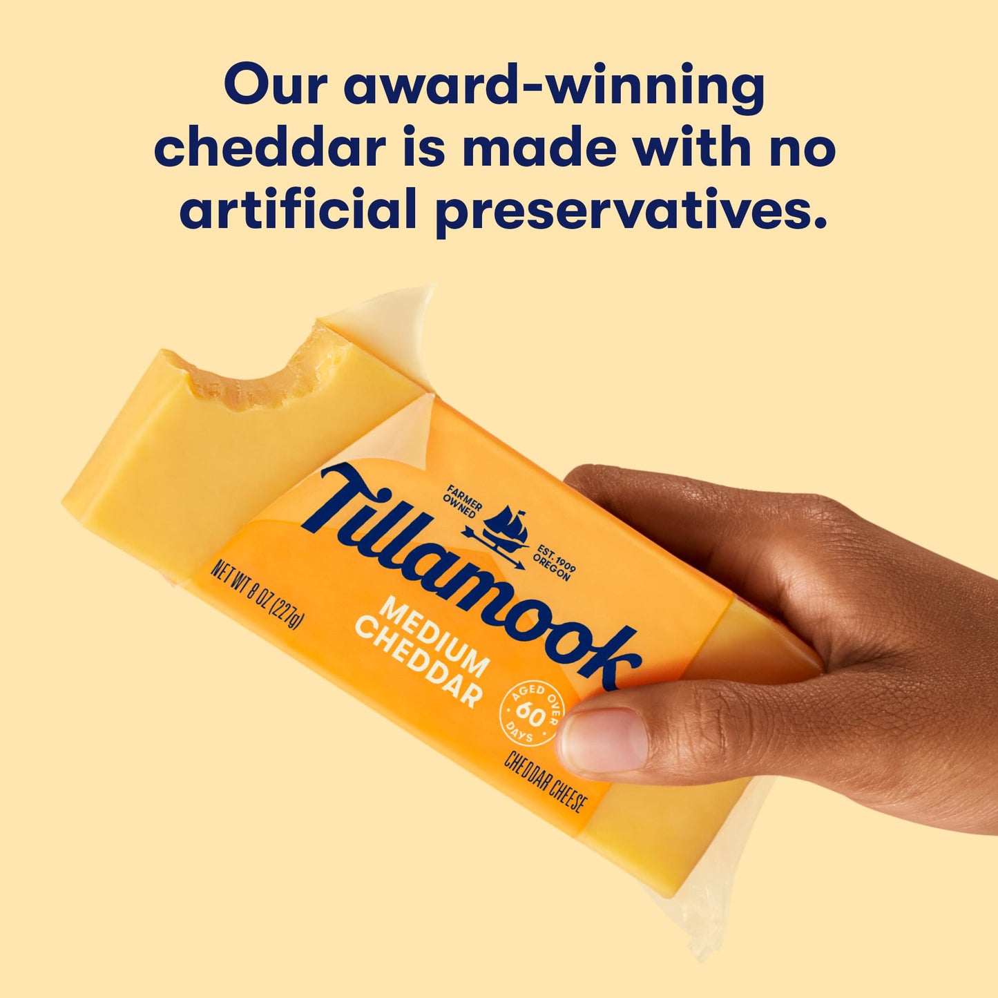 Tillamook, Medium Cheddar Cheese, 8 oz