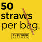 Bees Knees Clover Honey Sticks, 50 Sticks, 1Tsp Each, Paleo Friendly, Gluten Free Wildflower Honey Straws, Perfect Honey For Tea
