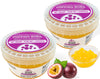Soeos Passion Fruit Popping Boba, 1.2lbs (550g) 2 Pack, Sweet & Tangy Bubble Pearls, Perfect for Toppings, Cocktails, and Frozen