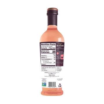 De Nigris Sweet Rosé Wine Balsamic Vinegar, 16.9 Fl Oz (500ml), Roseoro