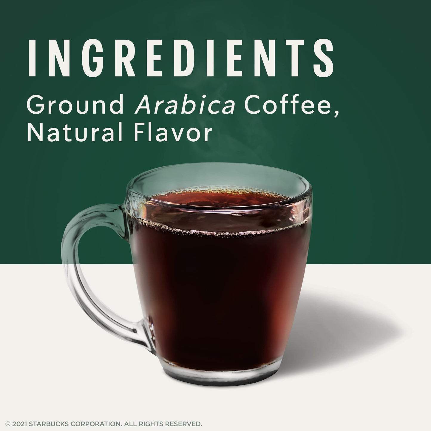Starbucks Ground Coffee, Caramel Flavor, 100% Arabica, 6 Bags (11 oz each)