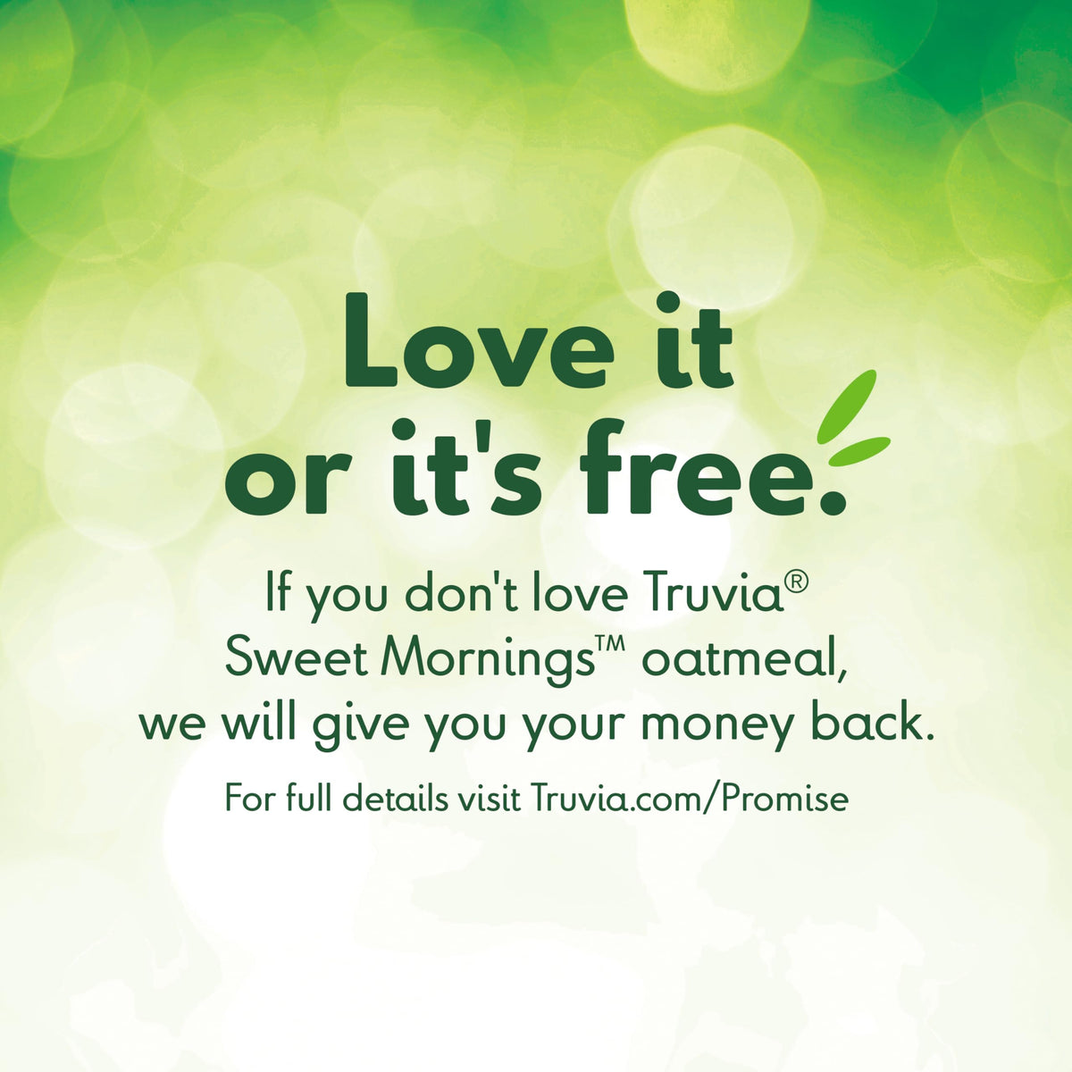 Truvia Sweet Mornings Original Instant Rolled Oat Oatmeal Packets, 12 G Protein, No Sugar Added (6 packets)