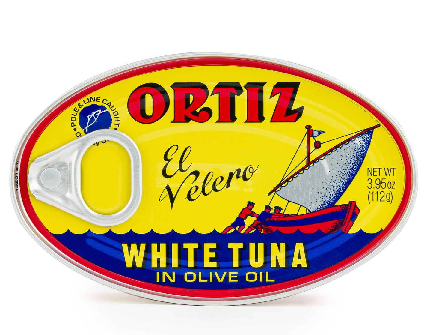 Ortiz White Tuna In Olive Oil, Fresh Tender Slices, Spanish Wild Caught Tuna, High In Protein And Omega 3 Fats, Excellent In Salad, Pasta Or Sandwiches - No Need To Add Mayo, 3.95Oz Can (Pack Of 4)