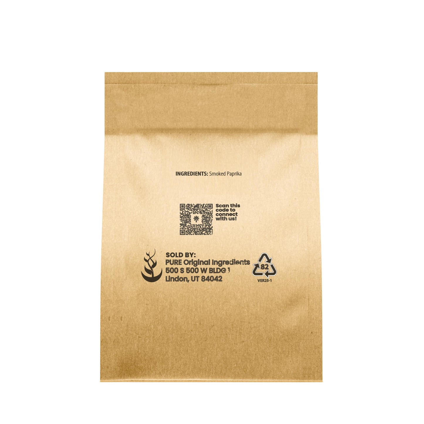 PURE ORIGINAL INGREDIENTS Smoked Paprika Spice & Seasoning, 8 oz, Smoky & Mildly Spicy Flavor