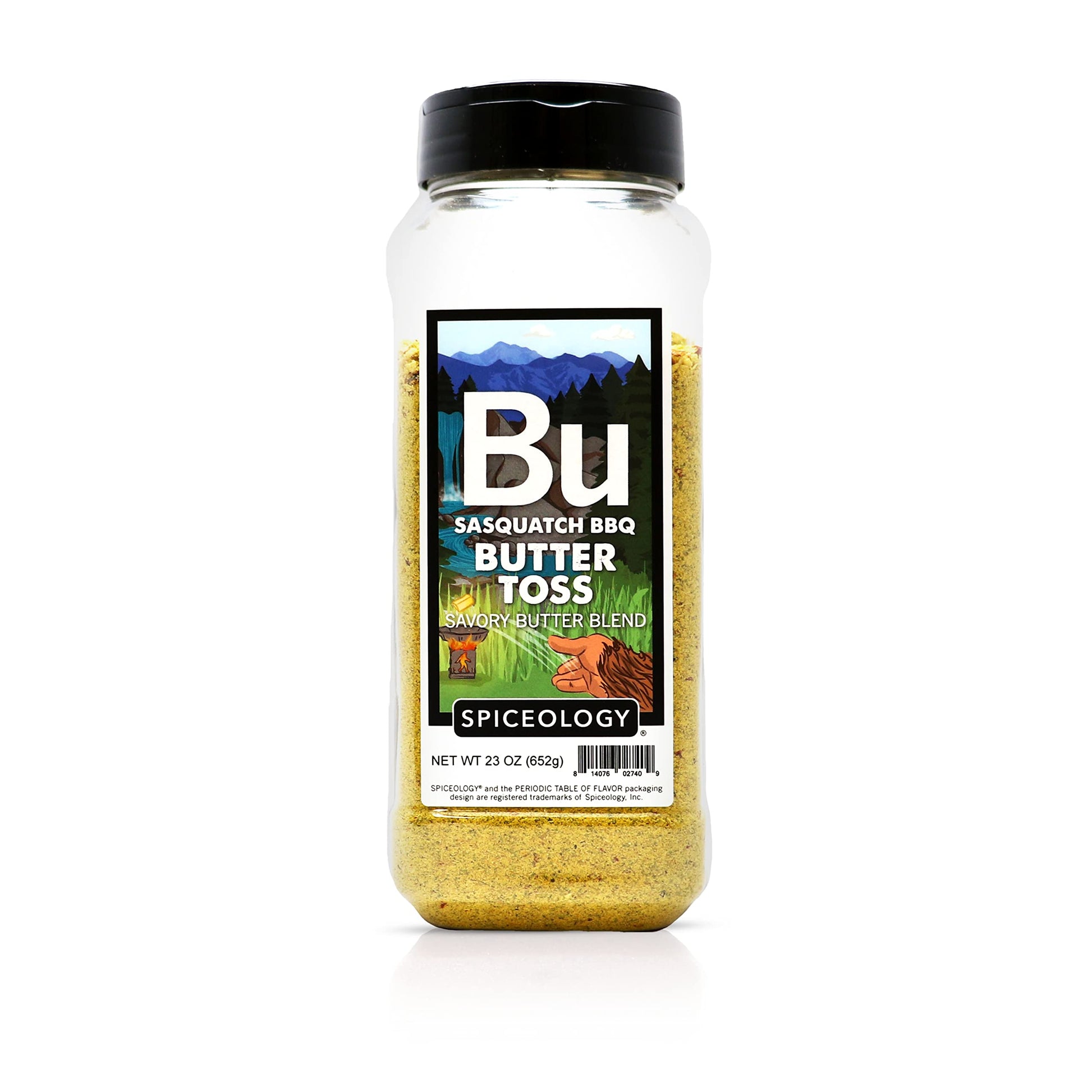 Spiceology Savory Butter Seasoning BBQ Spice Blend - 23 oz - Ideal for Steak, Chicken, Pasta, Popcorn, and Potatoes