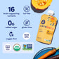 Cerebelly Organic Baby Food Pouches, Carrot Pumpkin Purees, 16 Nutrients, No Added Sugar, Fiber & Non-Gmo, 4Oz, 6 Pack