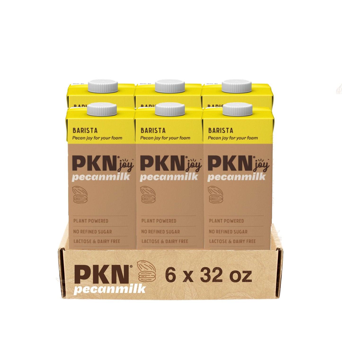 THIS PKN Pecan Milk - Barista Edition Non-Dairy Milk Alternative, Vegan, 32oz, Pack of 6