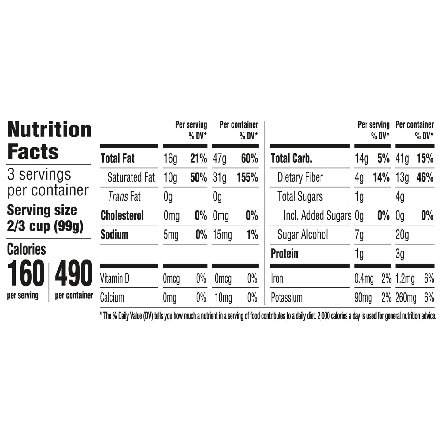 So Delicious Dairy Free Coconut Milk Frozen Dessert, Vanilla Bean, No Sugar Added, Vegan, Non-GMO Project Verified, 1 Pint