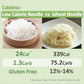 Caloless Konjac Shirataki Noodles 6-Pack, Low Calorie, Gluten Free, Keto Friendly, Chilli & Vinegar Flavor, 13.3 oz