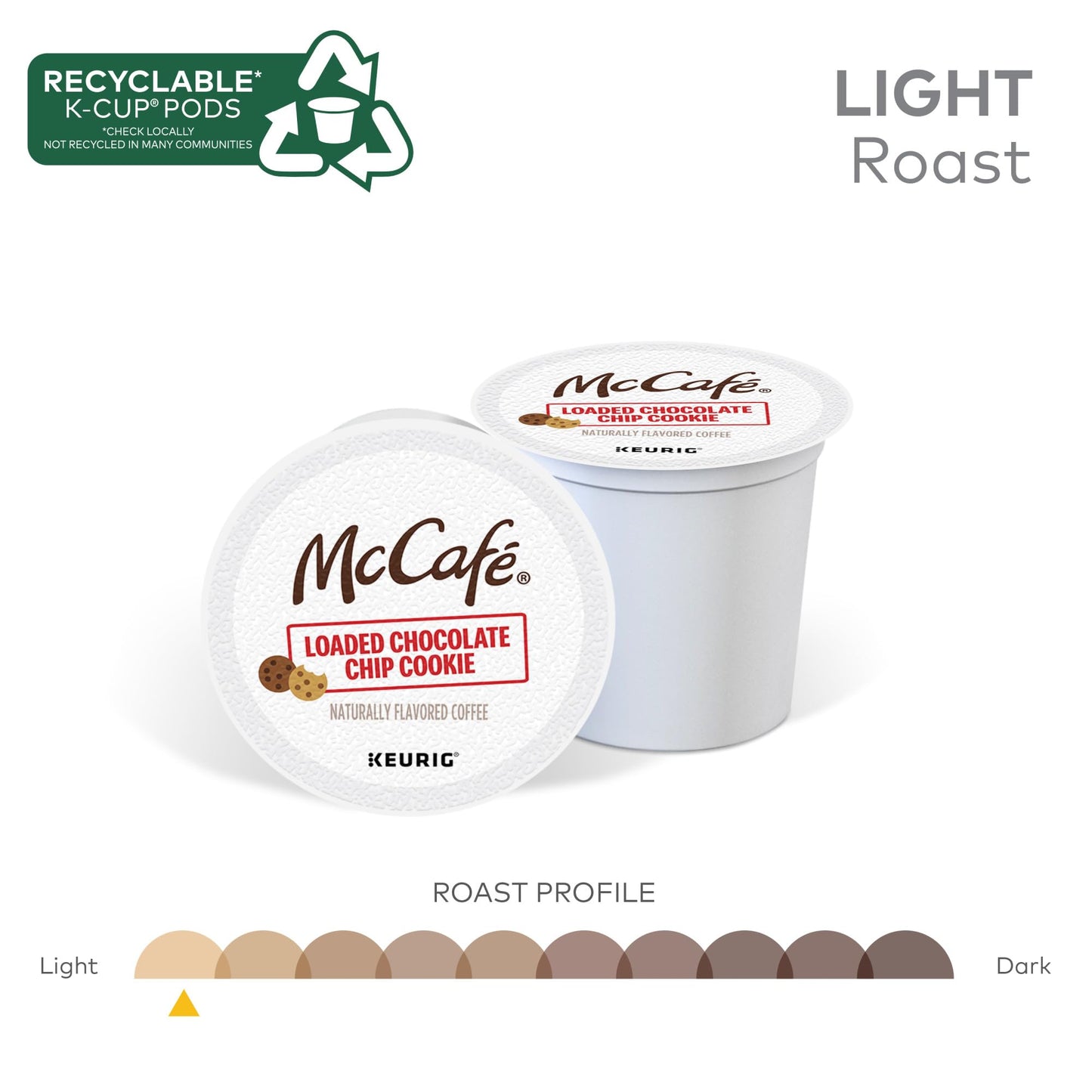 McCafé® Loaded Chocolate Chip Cookie, 96ct (4 Packs of 24) - Delicious Cookies for Sharing and Snacking