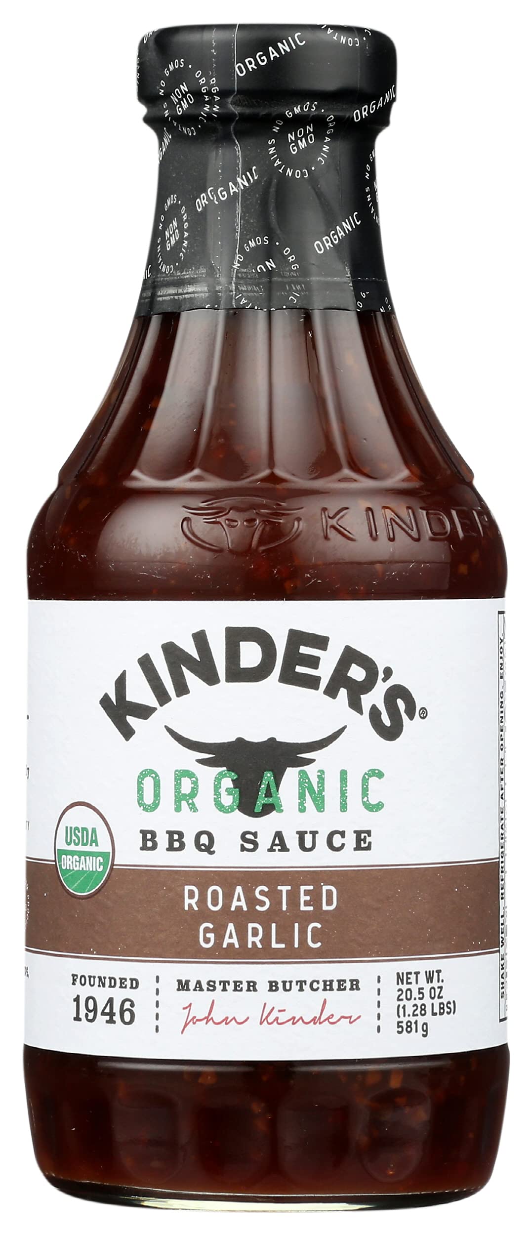 KINDERS SAUCE BBQ RSTD GRLC ORG