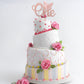 Rssta i Butterfly Cake Topper, Rose Gold Glitter, Baby Shower & 1st Birthday Party Decorations, Model XM021-Rose Gold
