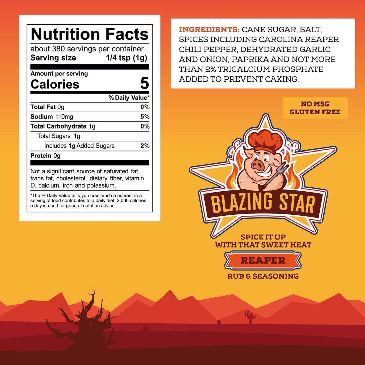 Blazing Star BBQ Blazing Bundle (Reaper Rub & Seasoning/Scorpion Rub & Seasoning)