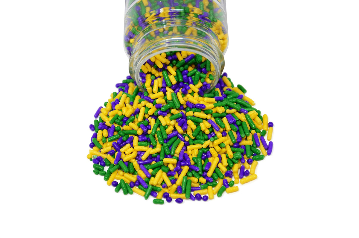 Mystic Sprinkles Mardi Grad Sprinkle Mixes (Mardi Gras Mix 3Oz)