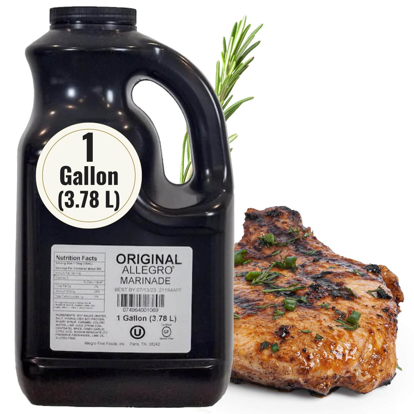 ALLEGRO - The Marinate Everything Marinades - Original 1 Gallon (128 oz), Pack of 1