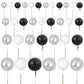 Gyufise 30Pcs Balls Cake Toppers Ball Picks Ball Shaped Cupcake Toppers Foam Balls Cake Topper Mini Balloons Cake Decorations Fo