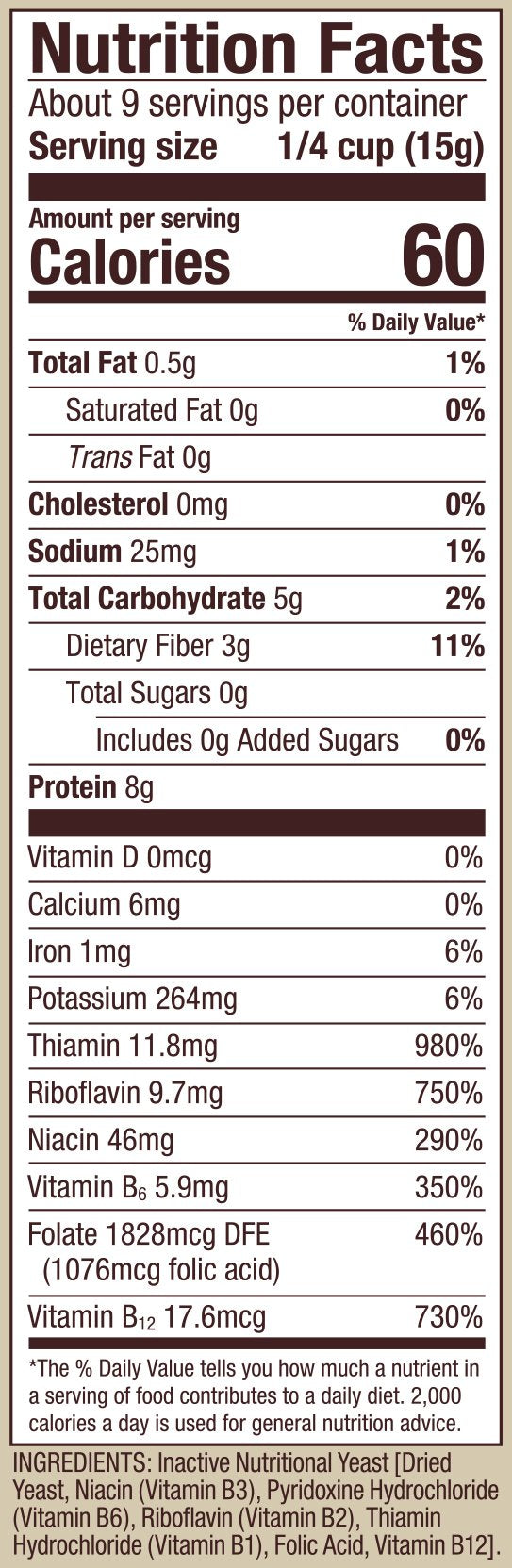 Bobs Red Mill Nutritional Yeast, 5oz (Pack of 1) - Vegan, Paleo Friendly, Kosher