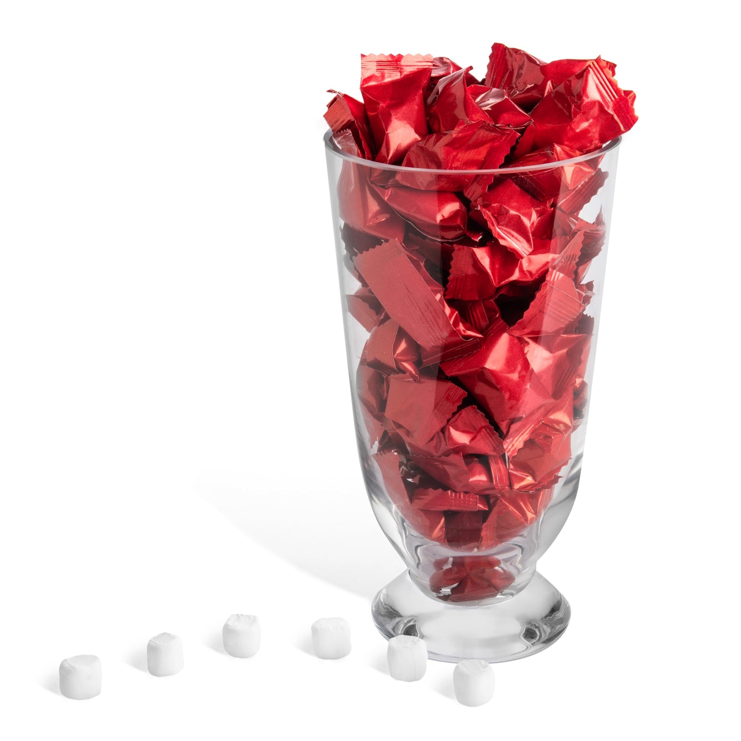 Candy Envy - Red Wrapped Buttermints - 13 oz. Bag - 100 Individually Wrapped Red Candy Mints