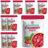 Mag Freeze Dried Strawberries Fruit Dehydrated Strawberry Slices No Sugar Added Healthy Snacks For Kids Kosher Fruits Chruncy Sc