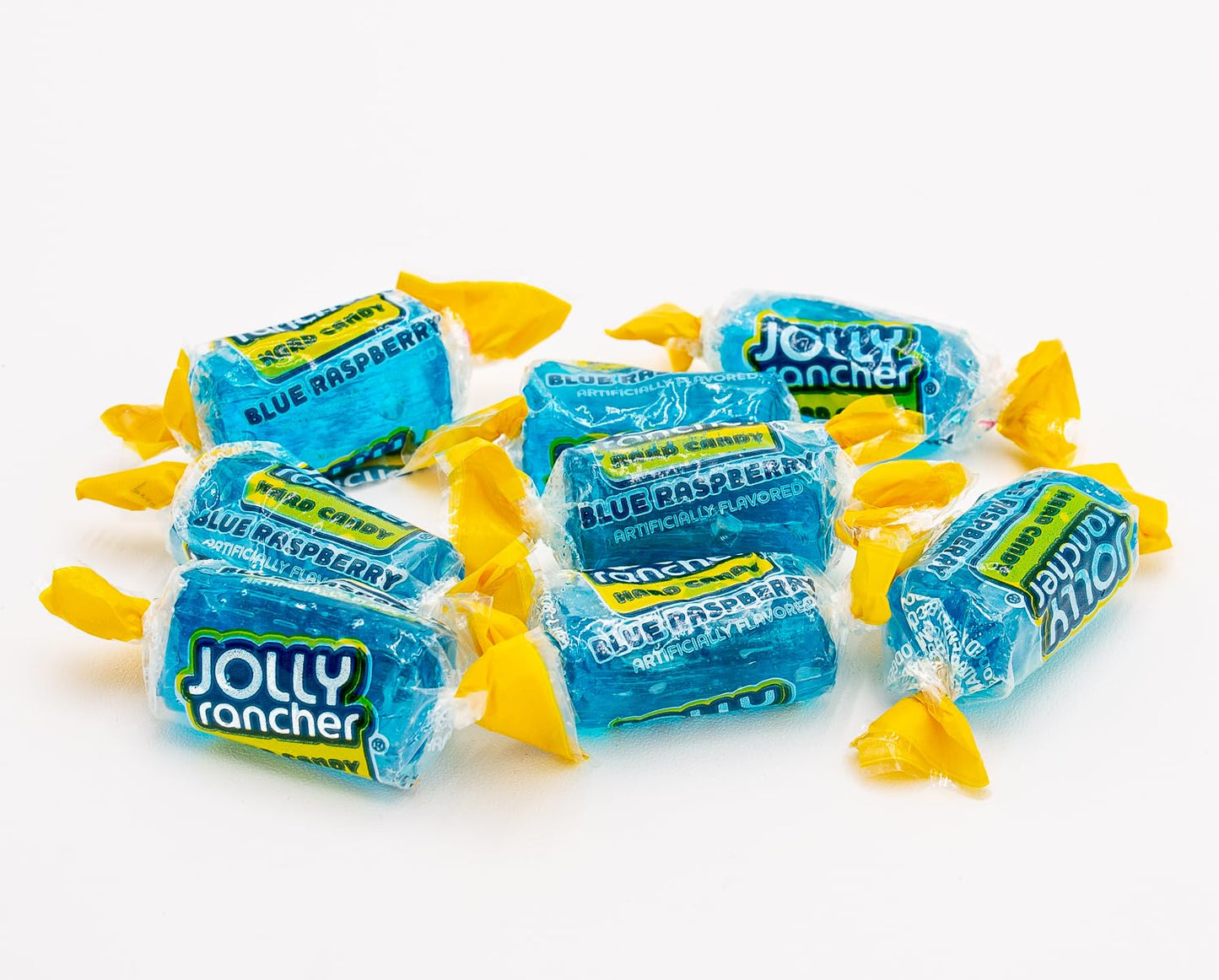 BLUE RASPBERRY JOLLY RANCHER Hard Candy Original Flavor 1 lb - Bulk Bag  Individually Wrapped (74 Pieces)