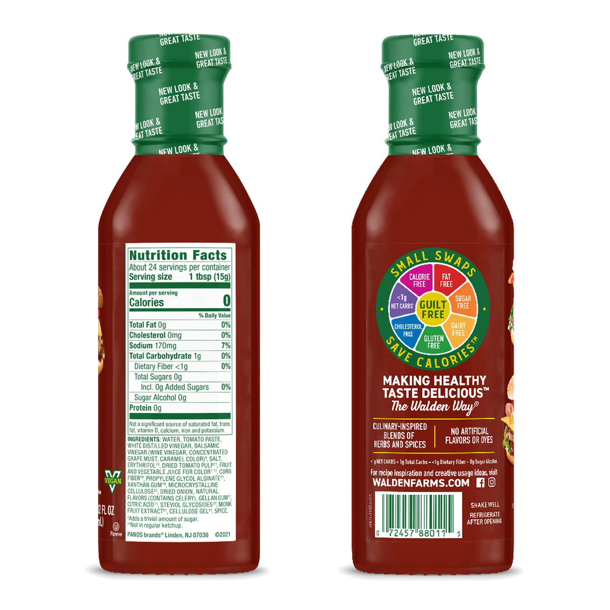 Walden Farms Sauce (12 Fl Oz (Pack Of 2), Ketchup)