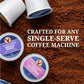Victor Allens Coffee Caramel Macchiato Flavored Coffee Pods, Medium Roast, 12 Count, Compatible with Keurig K-Cup malt-inspired, Brown
