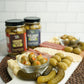 Green Jay Gourmet Garlic Stuffed Olives - 2 x 16 Oz - All Natural Green Olives for Cocktails and Cheese Boards