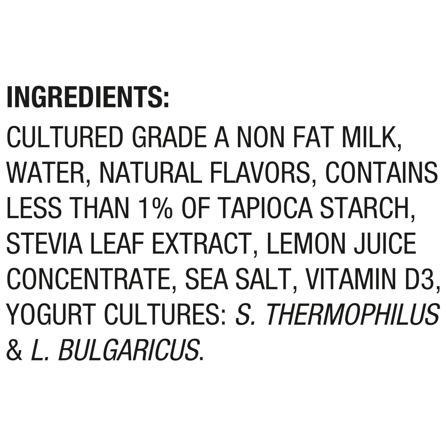 Oikos Triple Zero Vanilla Nonfat Greek Yogurt Tub, 0% Fat, 0g Added Sugar and 0 Artificial Sweeteners, Just Delicious High Prote