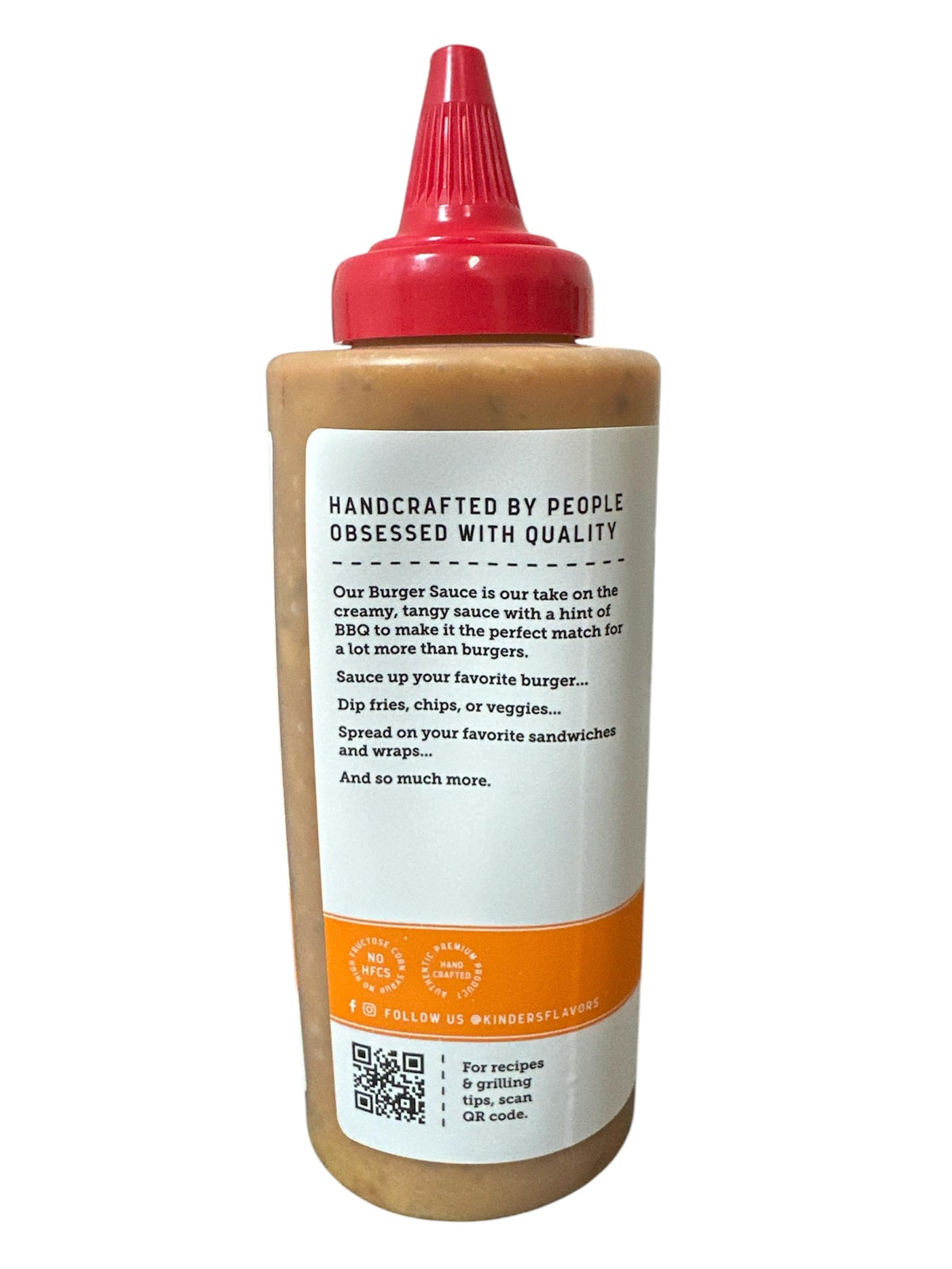 Kinder'S Premium Quality The Burger Sauce Dipping Sauce, 12.7 Oz Bottle