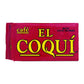 Cafe El Coqui Dark Roast Espresso Ground Coffee, 8.83 oz (Pack of 24), Authentic Puerto Rican Style, Vacuum Sealed