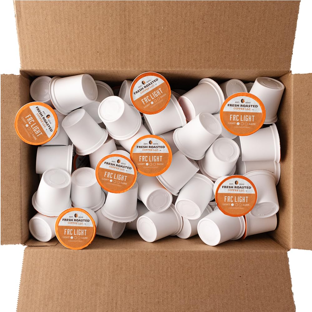 Fresh Roasted Coffee, Frc Light Roast Blend Coffee Pods, Artisan Blend, 96 Count