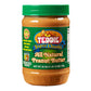 Teddie All Natural Peanut Butter, Super Chunky, Gluten Free & Vegan, 26 Ounce Plastic Jar (Super Chunky, 26 Ounce (Pack of 1))