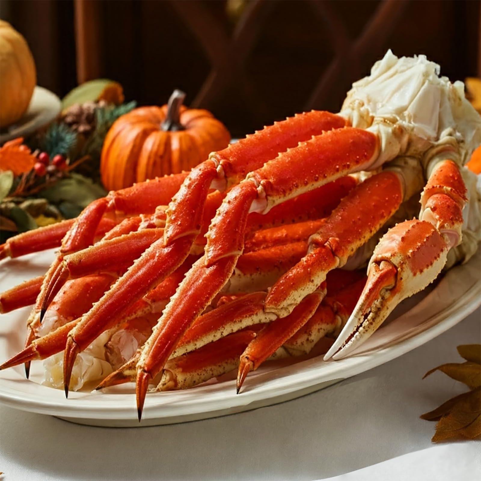 OCEANZEN: Premium Alaskan Largest Size Snow Crab Legs(Approximately 10-12 oz per cluster) (10LBS) - Overnight Shipping Monday to