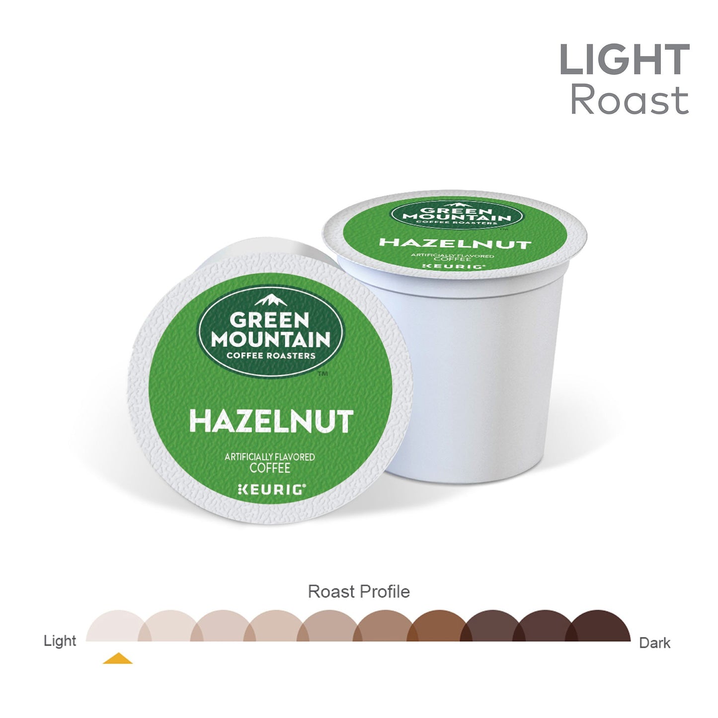 Green Mountain Coffee Roasters Hazelnut Coffee K-Cup Pods Light Roast 96 Count
