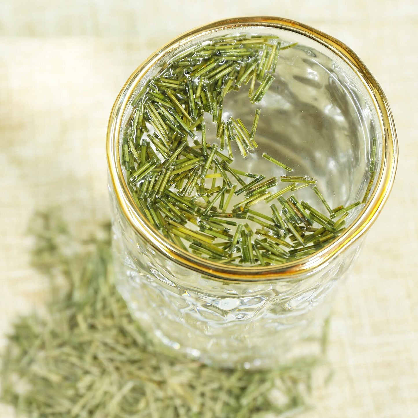 FullChea Dried Pine Needle Tea - Premium Red Pine Needles - Caffeine-Free Herbal Tea - 7oz - Green