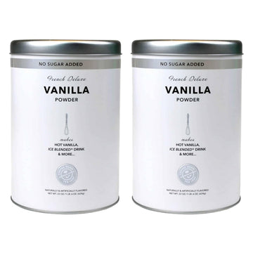Coffee Bean & Tea Leaf Vanilla Creamer for Coffee, Lattes & Smoothies, 22oz Tin, 2-Pack