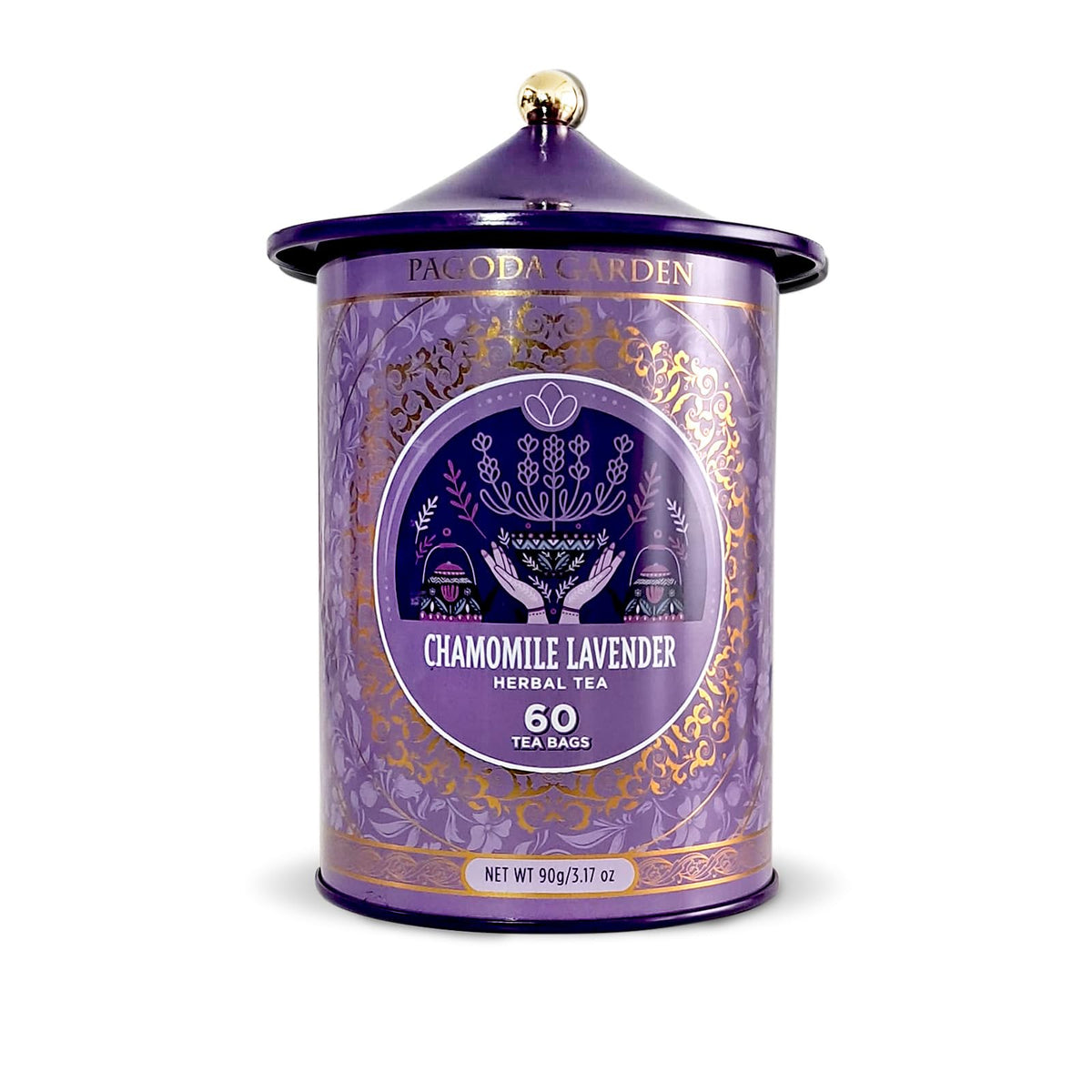 Life Plus Style Gourmet Pagoda Garden Chamomile Lavender Organic Herbal Tea Energy Blend Free Hot Or Iced Floral Blend Natural Delicious Sleep Tea 60 Tea Bags