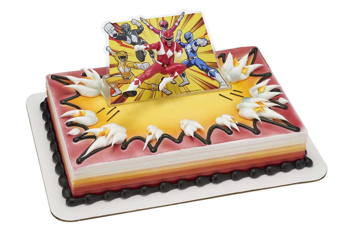 Decopac Power Rangers It'S Morphin Time Decoset Cake Decoration Topper, 3''